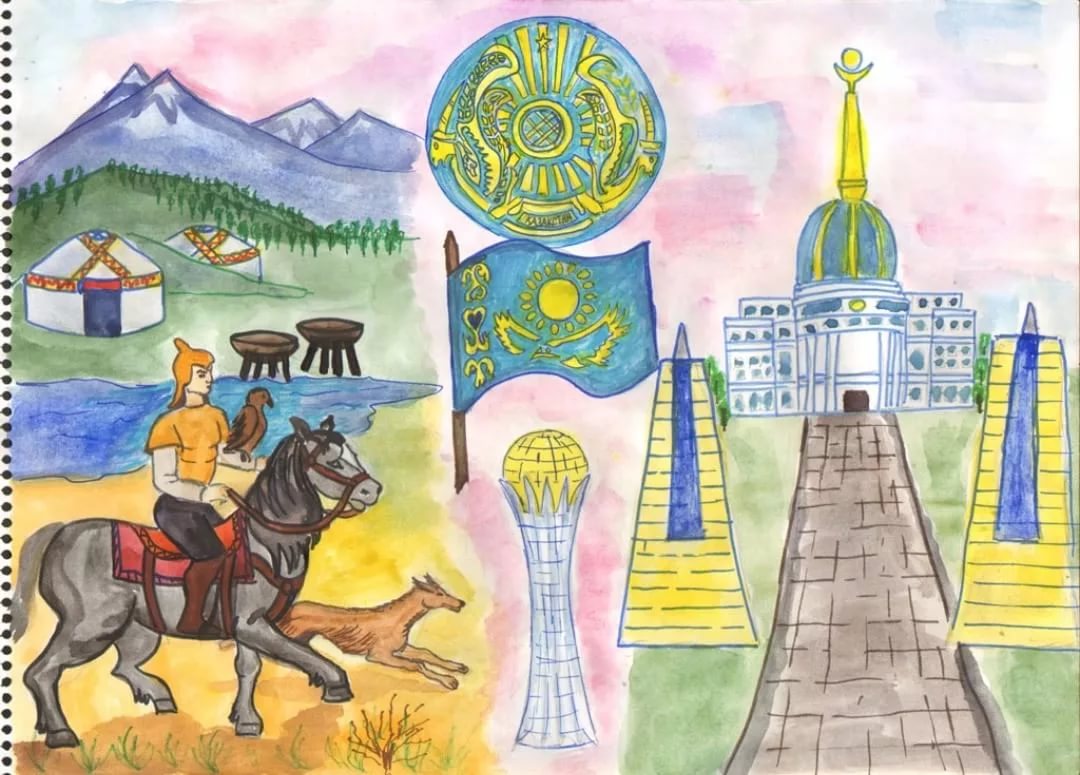 Плакат на тему Казахстан